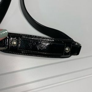 Coach black shoulder strap